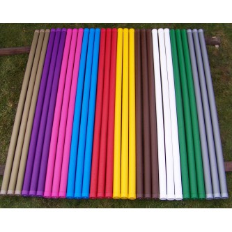Plastic covered wooden pole 3 m